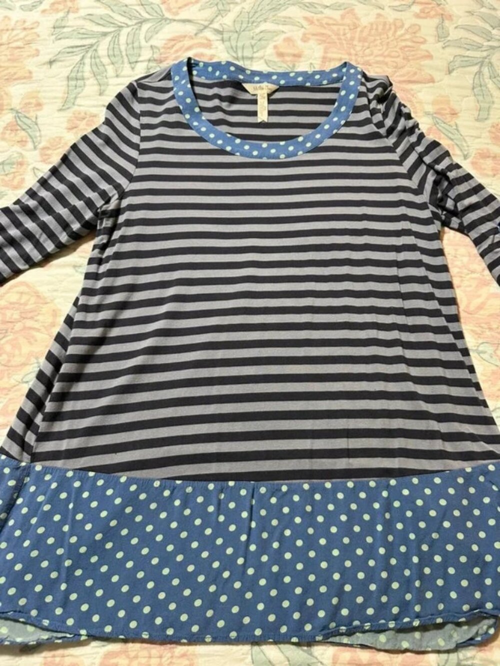 Matilda Jane Women’s Long Sleeve Striped Top Medium